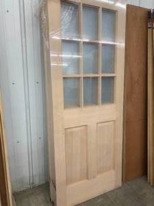JELDWEN HEMLOCK WOOD ENTRY DOOR
