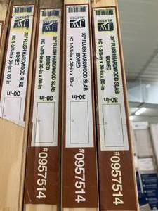 30 FLUSH HARDWOOD SLAB DOORS-JELDWEN