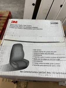 3M PLASTIC DISPOSABLE SEAT COVERS