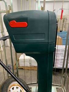 USED PLASTIC MAILBOX