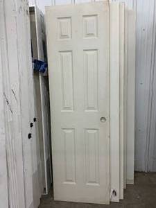 JELDWEN 6 PANEL TEXTURED BORED DOOR