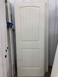JELDWEN SANTA FE 2 PANEL ROUND-NO BORE DOOR