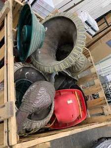 LARGE CRATE OF ASSORT ITEMS