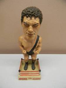 lot 3 image: NECA Head Knockers Andre The Giant  Hand Painted Bobblehead - WWF WWE - NICE - VERY COOL PIECE - SEE PICTURES
