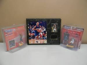 lot 5 image: STEPHON MARBURY MINNESOTA TIMBERWOLVES PHOTO PLAQUE & 1997, 1998 STARTING LINEUP - NEW IN BOX - NICE SET - SEE PICTURES