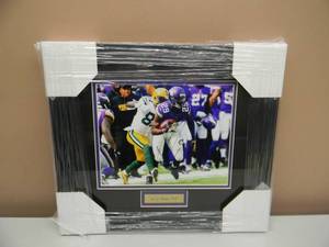 lot 46 image: MINNESOTA VIKINGS SIGNED Xavier Rhodes - Professionally Framed - NEW, NICE PIECE - APPROX 16 By 14 - SEE PICTURES