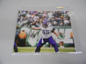 lot 48 image: MINNESOTA VIKINGS SIGNED  Pat Elflein & David Morgan - NEW, NICE PIECES - APPROX 8 By 10 - SEE PICTURES