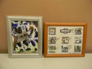lot 54 image: MINNESOTA VIKINGS SIGNED PHOTOS - Jim Kleinsasser, Ted Brown, Stu Voight & More - SEE PICTURES