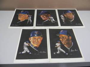 lot 74 image: VINTAGE 1963 Minnesota Twins Western Oil and Fuel Company 8x10 Art Prints MINNESOTA TWINS - Zoilo Versalles, Earl Battey, Dick Stigman, Rich Rollins, Lenny Green - NICE SET - SEE PICTURES