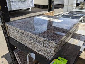 (Lot of 2) Bella CORE Prescott Granite Slabs - 22 x 20 x 34