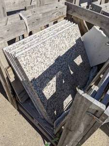 (Lot of 2) Bella CORE Prescott Granite Slabs - 27 x 25 x 34