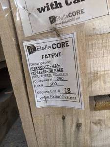 (Lot of 4) Bella CORE Prescott Granite Slabs - 24 x 4 x 34