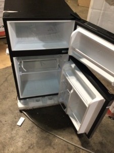 Whirlpool 3.1 cu. ft. Mini Fridge in Stainless Steel with Dual Door True Freezer