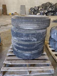 (Lot of 4)  8.25R15 Tires and Rims