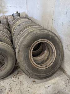 (Lot of 8) 22.5 Tires and Rims