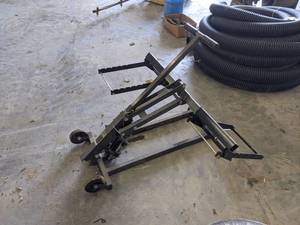 Pittsburgh Riding Lawnmower  ATV Jack - Pumps up, cant get it to go down