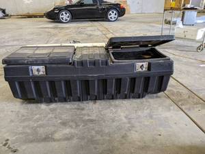 Plastic Toolbox - Measures about 60 x 22 x 20