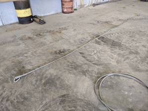 Steel Cable Sling - 58 Cable x 18 Long