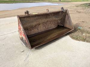 Front End Loader Bucket - 76 Wide x 35 Tall  - Pin Centers are about 35, 1 Pins