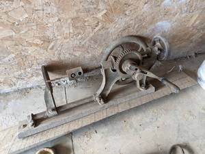 Antique Champion Blower Forge Co. Manual Drill Press - Moves Freely - Overall about 32 Long