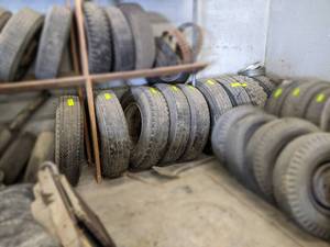 (Lot of 10) 22.5 and 20  Tires and Rims