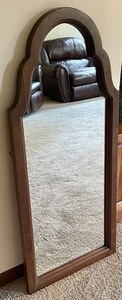 lot 70 image: Wooden Framed Wall Mirror
