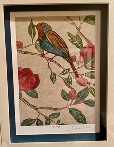lot 50 image: Numbered and Signed Bird Themed Art