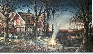 lot 45 image: Autumn Evening Print by Terry Redlin