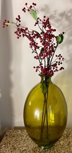 lot 30 image: Faux Plants and a Vase