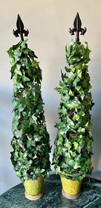 lot 138 image: Topiaries and a Wine Holder