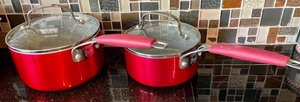 lot 114 image: Red Food Network Pans