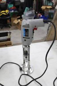 lot 48 image: Penncraft Speed-Loc 38 Drill Variable Speed Reversible  with Drill Stand