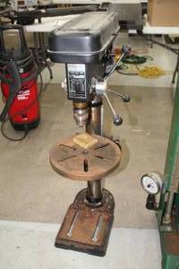 lot 12 image: Cal-Hawk 240-2020 Drill Press 925783 39H 58 5-Speeds