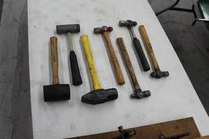 lot 155 image: Lot of (7) Hammers