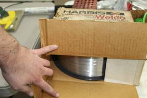 lot 185 image: Harris Welco Aluminum Welding Wire