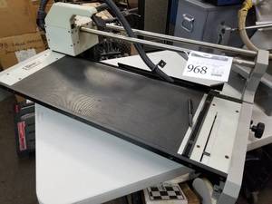 lot 968 image: New Hermes Engravograph Cut-Off Saw Sheet Plastic