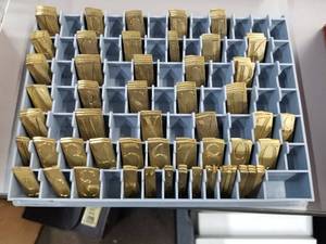 lot 999 image: Triple Line Roman Condensed (Old No. 72) Engraving Font Set 35-319  with Case
