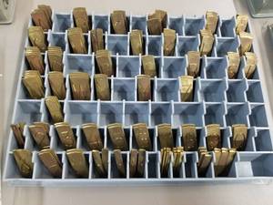 lot 1000 image: Old No. 170 Engraving Font Set 35-019  with Case