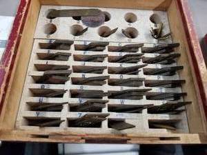 lot 1003 image: Supplemental Font Engraving Font Set  with Case