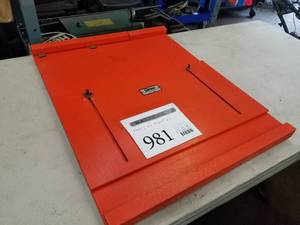 lot 981 image: New Hermes EngravingAlignment Jig 999-165
