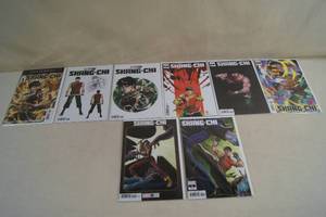 lot 161 image: Marvel Shang-Chi #1 Variants Comic Books