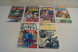 lot 167 image: Vintage Comic Books - Batman, Iron Man, Star Wars