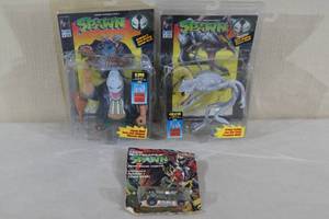 lot 156 image: Spawn Action Figures and Collector Car