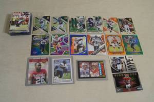 lot 102 image: NFL Insert Cards - Refractors, AP and LT Rookies