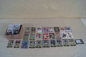 lot 103 image: Box of Football Cards - Autos, Patch, Rookies