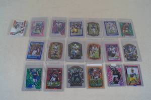 lot 97 image: Football Cards - Inserts, Refractors, Die Cuts