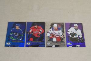 lot 130 image: Skybox Metal Hockey Insert Cards - Ovechkin, Kane, Lafreniere