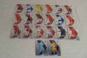 lot 131 image: Mosaic Euro 2020 Soccer Cards - Lewandowski, Lloris