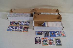 lot 134 image: 3 Boxes of Mixed Sports Cards - Late 80s to Early 90s
