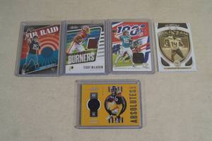 lot 71 image: Assorted Insert Cards - Hines Ward, Minshew, DK Metcalf